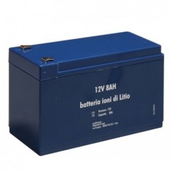 Batteria al litio 12V - 8A...