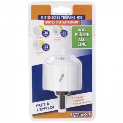 Set di 3 seghe a tazza HSS...